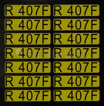 Aufkleber für Richtungspfeile R407F (1 Satz = 14 St.)