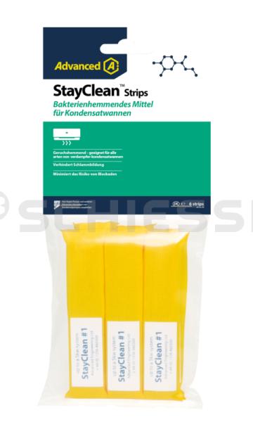 Bakterienhemmendes Mittel / Tropfschale StayClean Streifen Größe1 (Pack=6Stk.)
