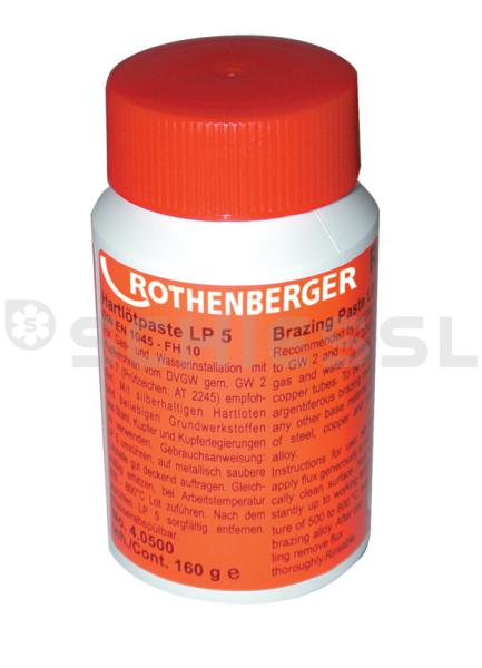 Rothenberger Hartlötpaste LP 5 in Plastikflasche 160g 40500