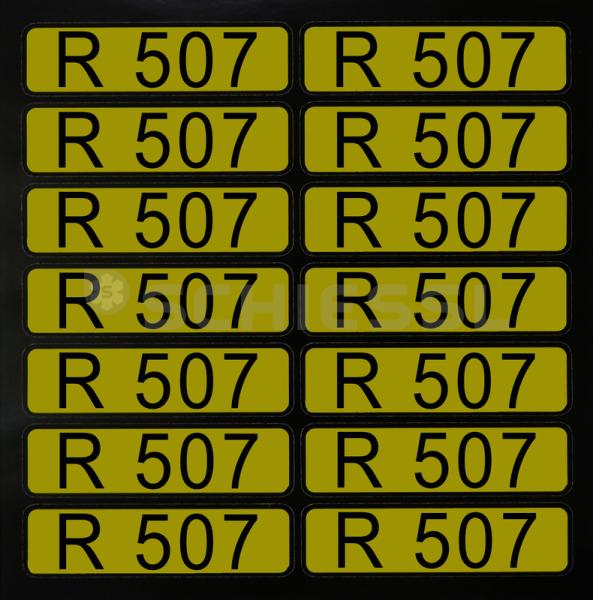 Aufkleber für Richtungspfeile R507 (1 Satz = 14 St.)